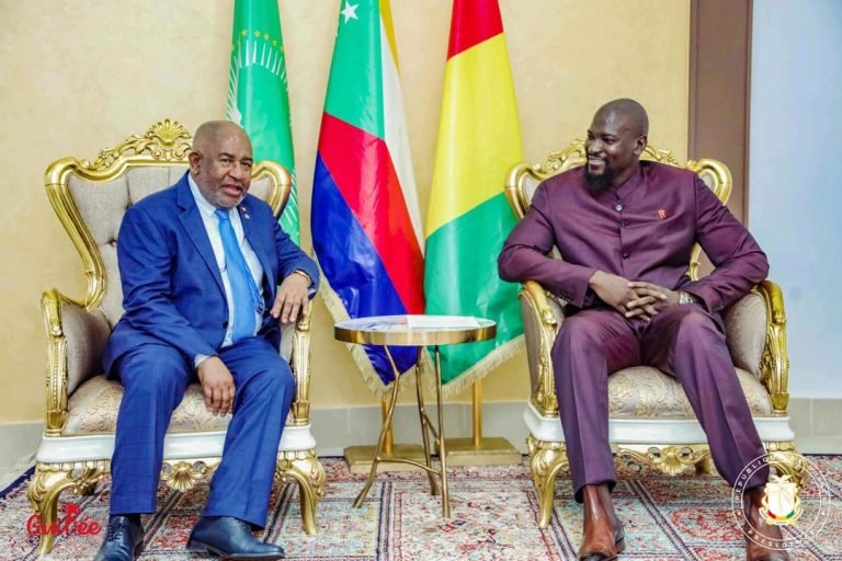 Coopération : le président de l&rsquo;union des Comores, Azali Assoumani est à Conakry
