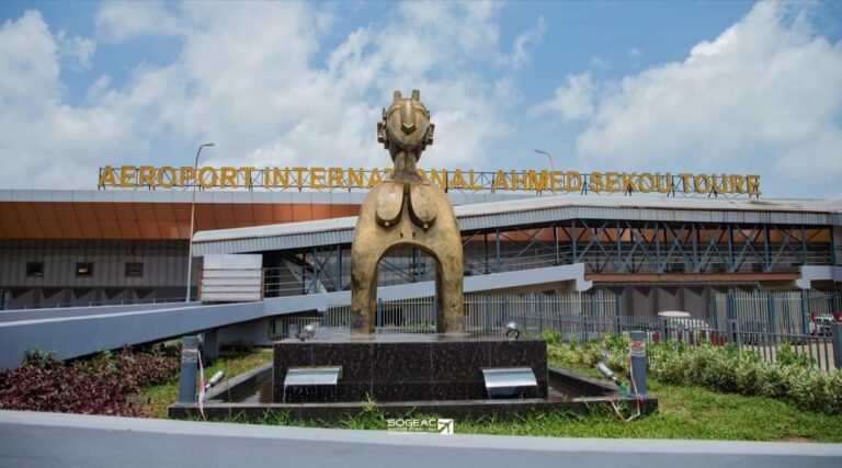 L&rsquo;aéroport international Ahmed Sékou Touré, contrôle à nouveau son site internet