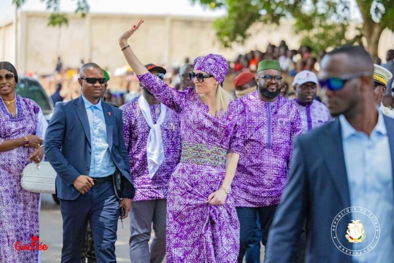 Le 8 mars 2024, Lauriane Darboux, Doumbouya était à Kindia