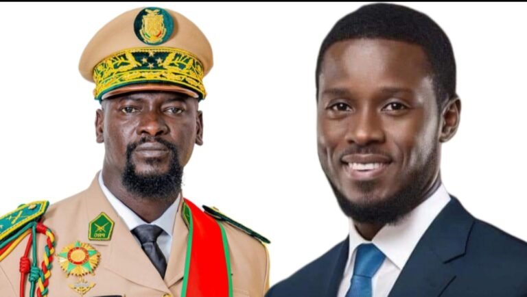 Général Doumbouya à Diomaye Faye: « J’ai hâte de collaborer avec vous »