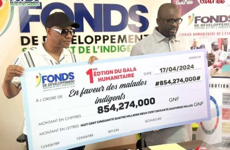 Le concert humanitaire de Sékouba Bambino a généré 854 274 000 GNF