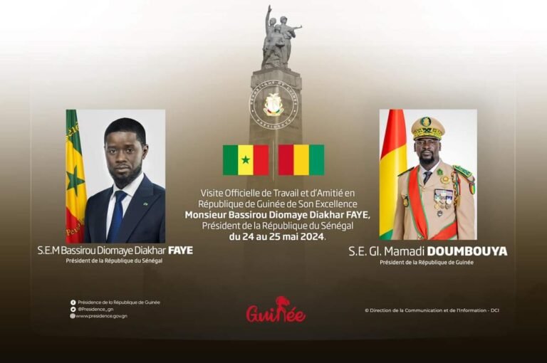 Coopération. Bassirou Diomaye Faye arrive à Conakry, ce vendredi 
