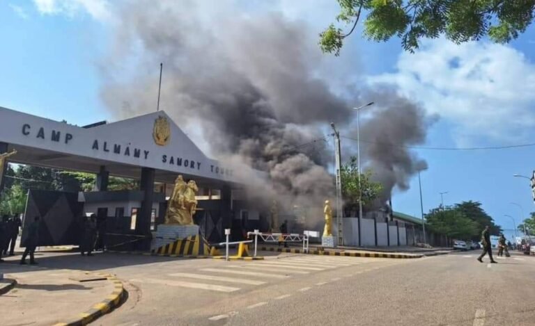 Conakry. L&rsquo;incendie du Camp Samory Touré, a été vite maîtrisé 
