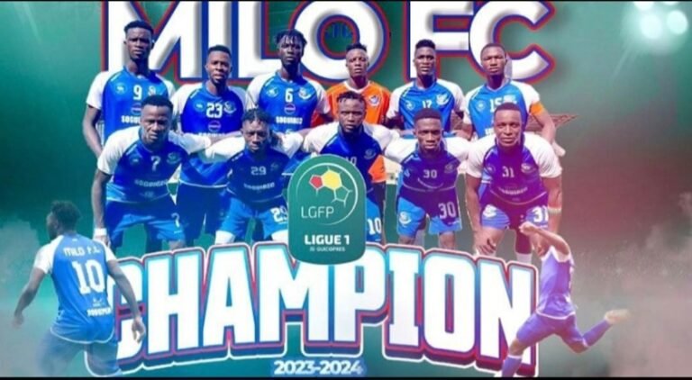 Ligue 1: le Milo FC sacré champion de Guinée pour la première fois 