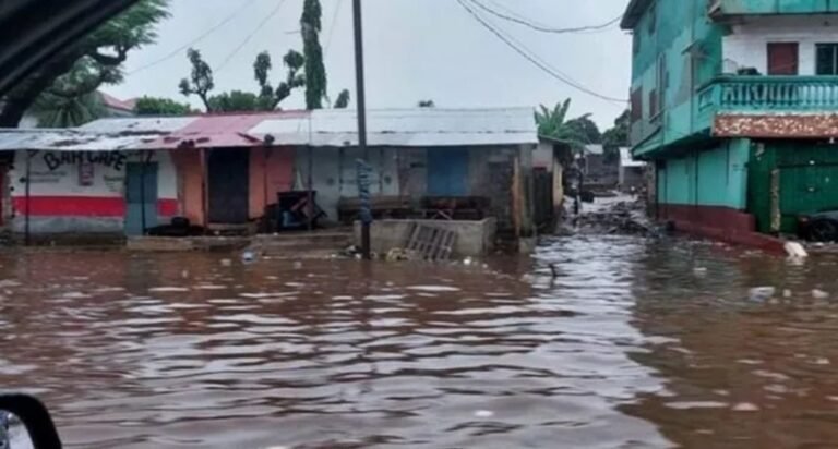 Kaloum. La pluie fait des dégâts au quartier Coronthie 