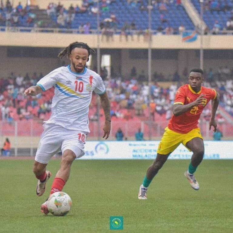 CAN Maroc 2025 : la Guinée fouettée par la RD Congo à Kinshasa 