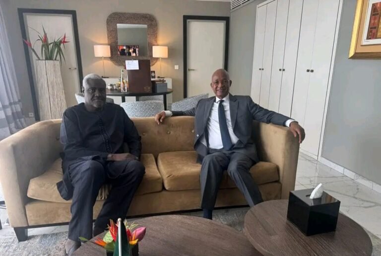 Cellou Dalein et Moussa Faki de l&rsquo;union Africaine échanges sur la situation guinéenne 