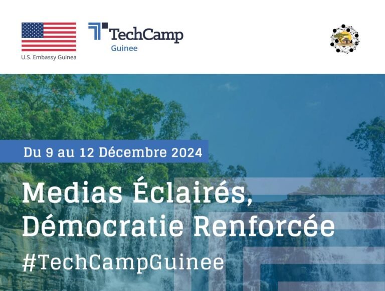 TechCamp Guinée : médias éclairés, démocratie renforcée !