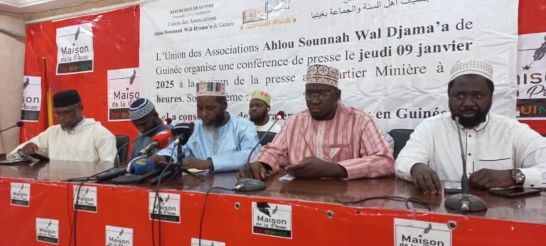 L’Union des Associations Ahlou Sounna Wal Djama&rsquo;a Guinée  prône la paix dans le pays 