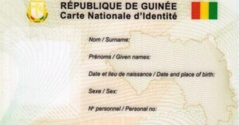 Guinée : nouvelles précisions sur la gratuité de la carte d&rsquo;identité
