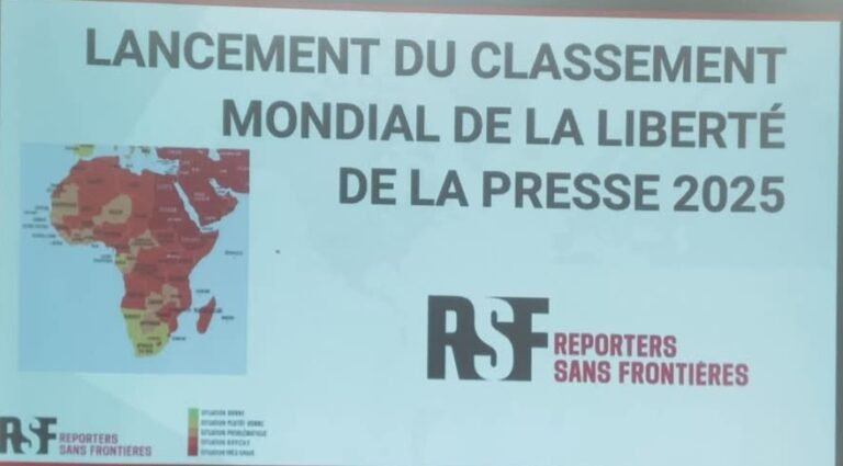 Liberté de la presse : la Guinée dégringole de 25 places au classement RSF