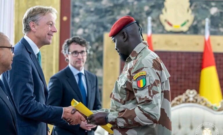 Palais Mohammed V : le nouveau CEO de Rio Tinto reçu par le Général Mamadi DOUMBOUYA