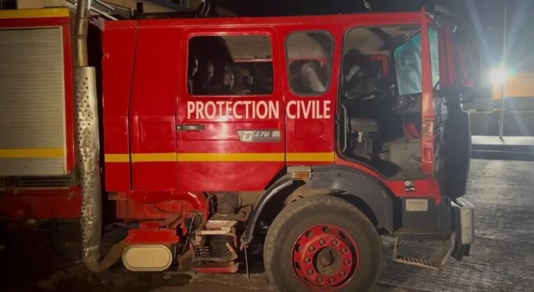 Guinée : incendie au ministère de la Sécurité et de la Protection Civile 