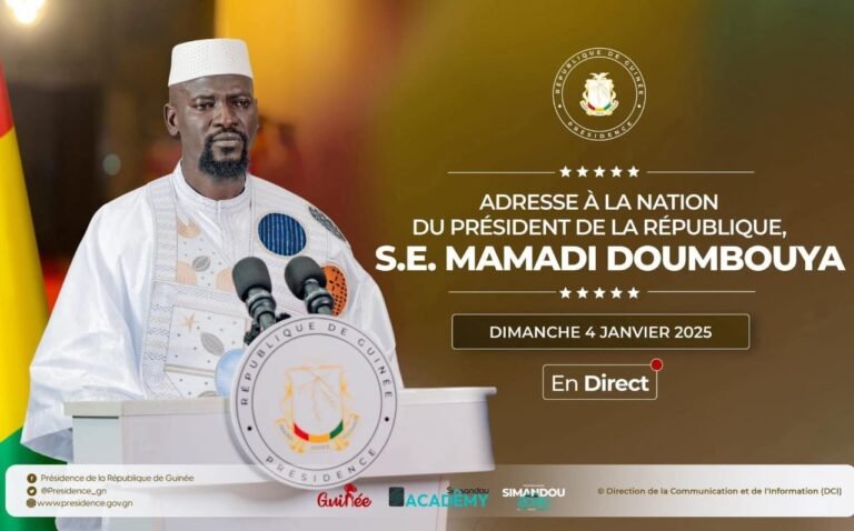 Mamadi Doumbouya : “Nous avons démontré au monde que la Guinée sait choisir son destin”