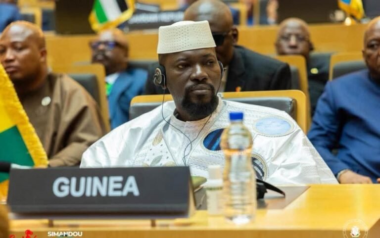 Face aux dirigeants africains, Doumbouya trace la feuille de route d’une Afrique plus forte
