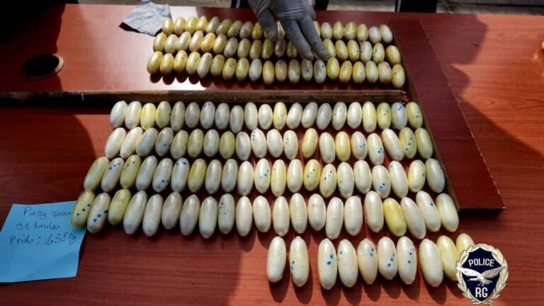 Coup de filet contre le trafic de cocaïne : 5 arrestations et 346 boules saisies à Conakry