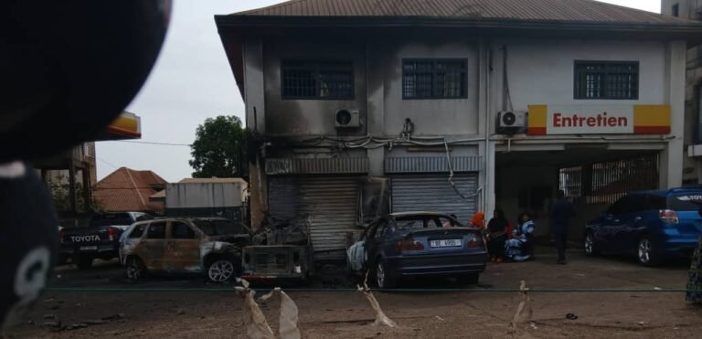 Conakry : une personne trouve la mort dans un incendie dans une station-service
