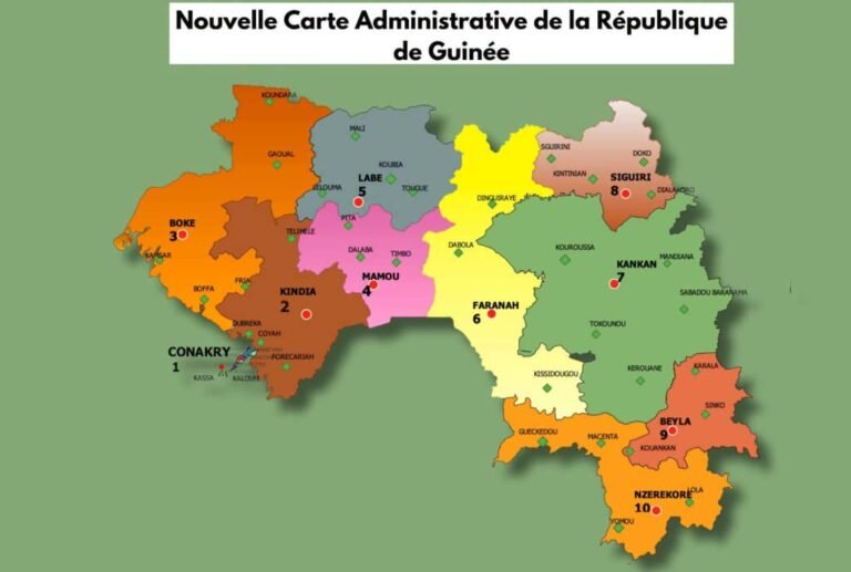 Nouvelle carte administrative de Guinée : Mamadi Doumbouya promet un État « présent, proche et à l’écoute »