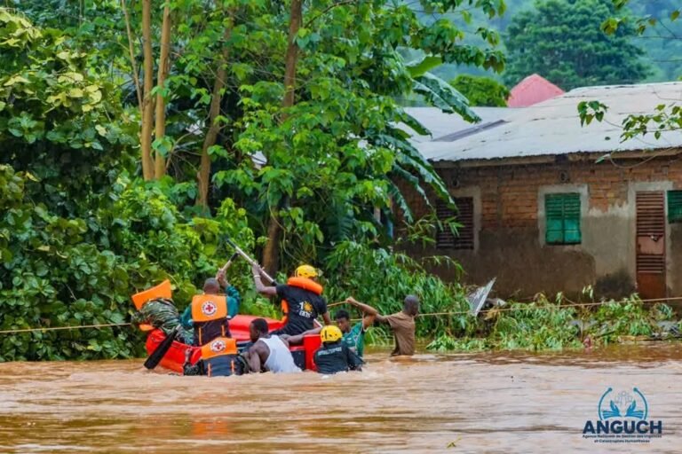 Coyah sous les eaux : les secours mobilisés pour venir en aide aux sinistrés