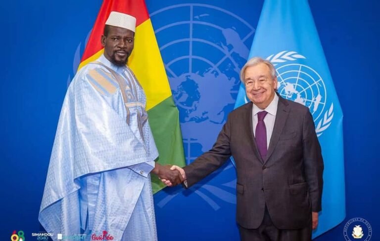 À New York, Mamadi Doumbouya sollicite le soutien de l’ONU pour la transformation de la Guinée