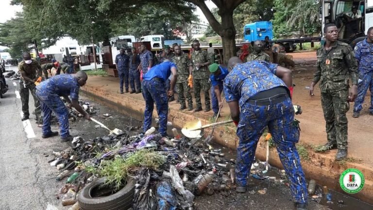 Semaine du soldat 2026 : les militaires au front de l’assainissement à Conakry